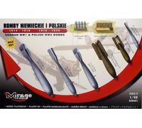 Mirage Hobby 848401 - 1:48 Alemán Gmi & Pulido II Guerra Mundial Bombas Max Set