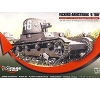 Mirage Hobby - Vickers Armstrong 6TON MK F/B Tanque Ligero Modelo Kit 1:35