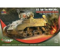 Mirage Kit Tanque Ligero M5A1 Stuart 1/72 20mm (Mid) sin Pintar