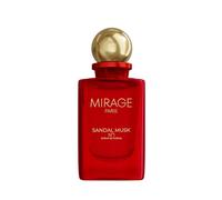 Mirage Paris Sandal Musk No.1 - Extrait de Parfum Unisex (30% aceite aromático) con feromonas, duradero y elegante, sándalo y almizcle, 50 ml + muestra de fragancia gratis