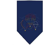 Mirage Pet Products Bandana con Diamantes de imitación de Globos aerostáticos, Grande, Azul Marino