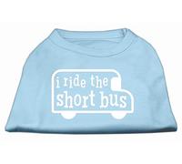 Mirage Pet Products Camisa Serigrafiada de I Ride The Short Bus