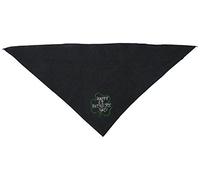 Mirage Pet Products Happy St. Patrick's Day - Bandana con Diamantes de imitación, Grande, Color Negro