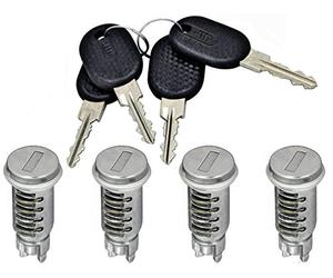 Miraglio MANIGLIE PORTA ESTERNE KIT BLOCCHETTI CON CHIAVE 4 PEZZI 2 porte cabina + 1 lateral + 1 posteriore Per JUMPER Anno di Applicazione dal 2002 al 2006