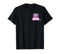 Mirai (Futuro) Computadora Vaporwave - Amiga Beach Scene Camiseta