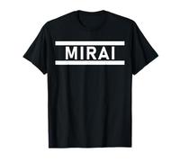 MIRAI Hevon "Mira", nombre de Mirai Romanización personalizada con texto latino Camiseta