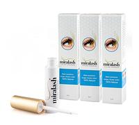 MIRALASH Serum Pestañas 3x 3 ml - Acondicionador para Crecimiento Natural y Rápido - Lash Serum de Pestañas - Tratamiento Fortalecedor Intensivo - Pack Trimestral