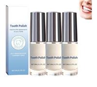 Miraloud - Esmalte de dientes, sonrisa limpia instantánea, pintura blanqueadora de dientes natural, líquido cosmético de blanqueamiento, portátil y duradero, fácil de usar (3 piezas)