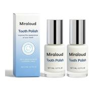 Miraloud Tooth Polish - Instant Clean Smile, Natural Teeth Whitening Paint, Portable & Long-Lasting Tooth Polish, Natural Teeth Whitener, Gentle Care Naturals Formula ToothPaint(2PCS)