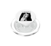 Mírame En El Delineador De Ojos Y Di Que Pop Art EMO Goth Girl PopSockets PopGrip para MagSafe