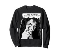 Mírame En El Delineador De Ojos Y Di Que Pop Art EMO Goth Girl Sudadera