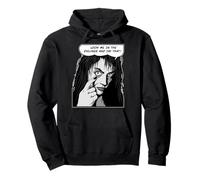 Mírame En El Delineador De Ojos Y Di Que Pop Art EMO Goth Girl Sudadera con Capucha