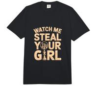 Mírame Robar a tu Chica - Divertido Jugador de ajedrez Comfort Colors Adult Heavyweight T-Shirt