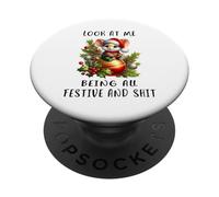 Mírame Siendo Todo Festivo y Mierda PopSockets PopGrip Adhesivo