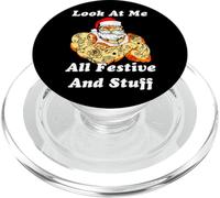 Mírame Todos Festivo Y Cosas Swole Tatuado Santa Claus PopSockets PopGrip para MagSafe