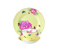 Miranda Kerr por Royal Albert Joy Taza/Plato/Placa de 20 cm, Color Amarillo
