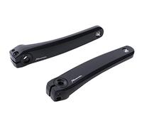 Miranda Negro Bielas E para Bicicleta (par) adecuadas para Sistema Shimano E800. 160 mm, Unisex, Talla única