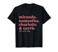 Miranda, Samantha, Charlotte & Carrie TV Amistad Gráfico Camiseta