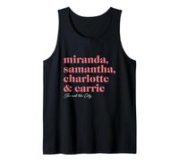 Miranda, Samantha, Charlotte & Carrie TV Amistad Gráfico Camiseta sin Mangas
