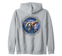 Mirando a Las Estrellas Desde la Medianoche Sudadera con Capucha