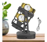 Mirar Mover - Automatic Watchwinder | Soporte de Reloj mecánico | Dispositivo autoestimotante | Portes de atribución portátil para Relojes, Almacenamiento Elegante para hogar y Negocio