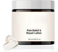 Miras-Organics Pain Relief & Repair Lotion - Soothing Herbal Blend for Muscle and Joint Comfort, Calming Massage Cream with Aloe Vera,Chamomile and Shea Butter