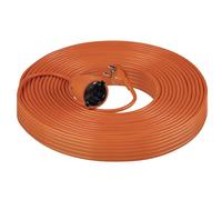 Miratic Cable Alargador Enchufe - Extensión Eléctrica Schuko de Una Toma Alargo Enchufe Material PVC 3x1, 5 mm² - Ideal para Uso Doméstico y Jardin (15 M)