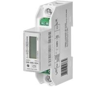 Miratic Contador Electrico Medidor de Consumo Electrico, 1-Fase 1 Módulo Carril DIN TH-35mm 100A para Sistemas Solares FV Perfecto para Medidor de Consumo Electrico