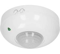 Miratic Detector de Movimiento LED 360st. IP20 1200W Sensor de Movimiento Tipo de Sensor Infrarrojos Alcance de detección del Detector: Ø6mm (Blanco)