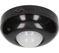 Miratic Detector de Movimiento LED 360st. IP20 1200W Sensor de Movimiento Tipo de Sensor Infrarrojos Alcance de detección del Detector: Ø6mm (Negro)