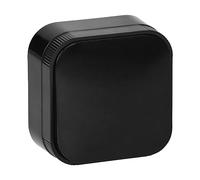 Miratic Interruptor Pared Unipolar Interruptor Diseño Elegante Protección IP20 Interruptor Superficie Adecuado para Uso Doméstico y Comercial es Ideal para Interiores (Negro)