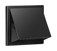 Miratic Rejilla Ventilacion Exterior con Capucha Antilluvia ABS - Terminación para Ventilación Mecánica