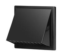 Miratic Rejilla Ventilacion Exterior con Capucha Antilluvia ABS - Terminación para Ventilación Mecánica