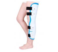MIRCTRI Inmovilizador de Rodilla Unisex Férula de Pierna con Forro Suave y Transpirable para Recuperación Postoperatoria ACL PCL MCL Roturas Menisco Soporte Ajustable(L)