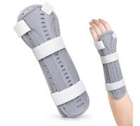 MIRCTRI Muñequera Túnel Carpiano Férula Soporte Nocturno para Mano Alivio del Dolor Tendinitis Artritis y Esguinces Estabilizador Ajustable con Férulas Extraíbles Unisex(Izquierda)