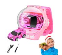 Mire el juguete remoto del coche, reloj del coche teledirigido Carga USB de | Coche de carreras con reloj RC Control remoto para niños y niñas.