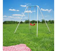 Miri Columpio infantil para exteriores Balancín Azul KLARFIT