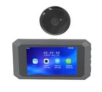 Mirilla con Vídeo, Visor Digital de Puerta con Pantalla LCD de 3,97 Pulgadas, 1080P, Gran Angular 135°, Visión Nocturna, Detección Movimiento, Monitoreo Cámara Ojo Gato Seguridad