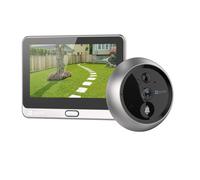 MIRILLA DIGITAL EZVIZ DP2 2MP FHD DIA / NOCHE SD 4.3" SILVER / BLACK