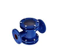 Mirilla industrial de acero al carbono - Tipo brida for observación de tuberías químicas - Varios tamaños disponibles(DN80 PN16)