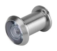 Mirilla para puerta PolyGen con un campo de visión de 220 grados, una construcción de mirilla para puerta de latón macizo que incluye una mirilla con cubierta de privacidad para (Alambre de plata)