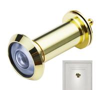 Mirilla para Puerte,Visor para Puertas Interiores y Exteriores, Lente Súper Angular para Puertas Interiores y Exteriores,Instalado en una puerta de 40-65mm de espesor,Para hoteles,oficinas,familiares