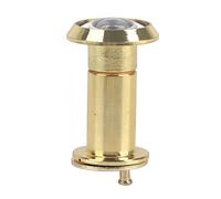 Mirillas para puerta, mirilla de puerta, mirilla de 200 grados, con cubierta de privacidad giratoria resistente para hogar, oficina, hotel (Gold)