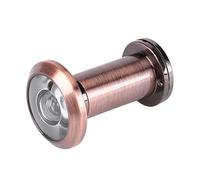 Mirillas para puerta, mirilla de puerta, mirilla de 200 grados, con cubierta de privacidad giratoria resistente para hogar, oficina, hotel (Dark Copper Plating)