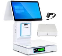 Mirjynous Tpv para Restaurantes con Pantalla TáCtil, Caja Registradora Electronica DualScreen