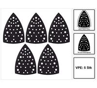 mirka 8295902011 Lote De 5 Discos Abrasivos Velcro Triangulares 32 Agujeros