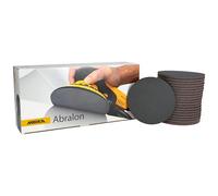 Mirka Abralon Muela pulidora Ø 125mm cierre adhesivo grano 500, 20/paquete, para lijar y pulir laca, madera, plásticos