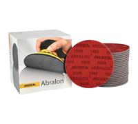 Mirka Muela pulidora Abralon Ø125 mm adhesivo grano 1000, 20 unidades para laca, madera y plástico