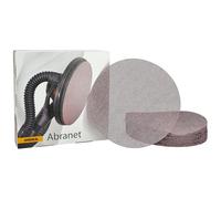 Mirka Abranet discos de lija de red Ø 225 mm cierre adhesivo/grano P150 / 25 uds. / para lijar madera, masilla, barniz, plástico / 5422302515