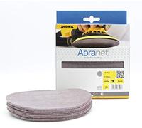 Mirka Abranet discos de lijado de red Ø 150mm cierre adhesivo/grano P240 / 10 uds/Adecuados para todas las lijadoras orbitales de 150mm / para el lijado sin polvo de madera, masilla, barniz